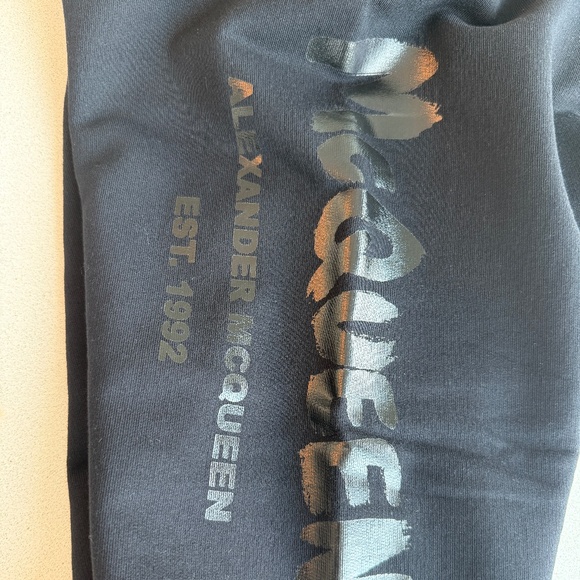 Alexander McQueen - BRAND NEW - logo - name print sweat pants - Picture 8 of 12